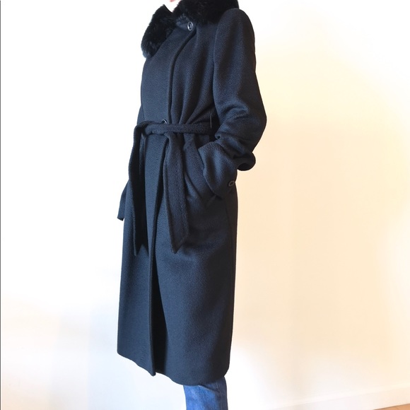 🆕 MaxMara Studio 100% Camel belt Coat - Picture 7 of 10